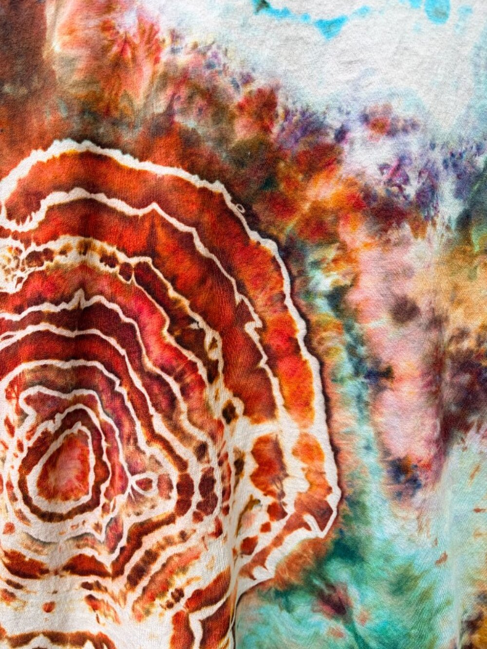 Handmade Geode tie dye t-shirt Ice dyed - Picture 2 of 8